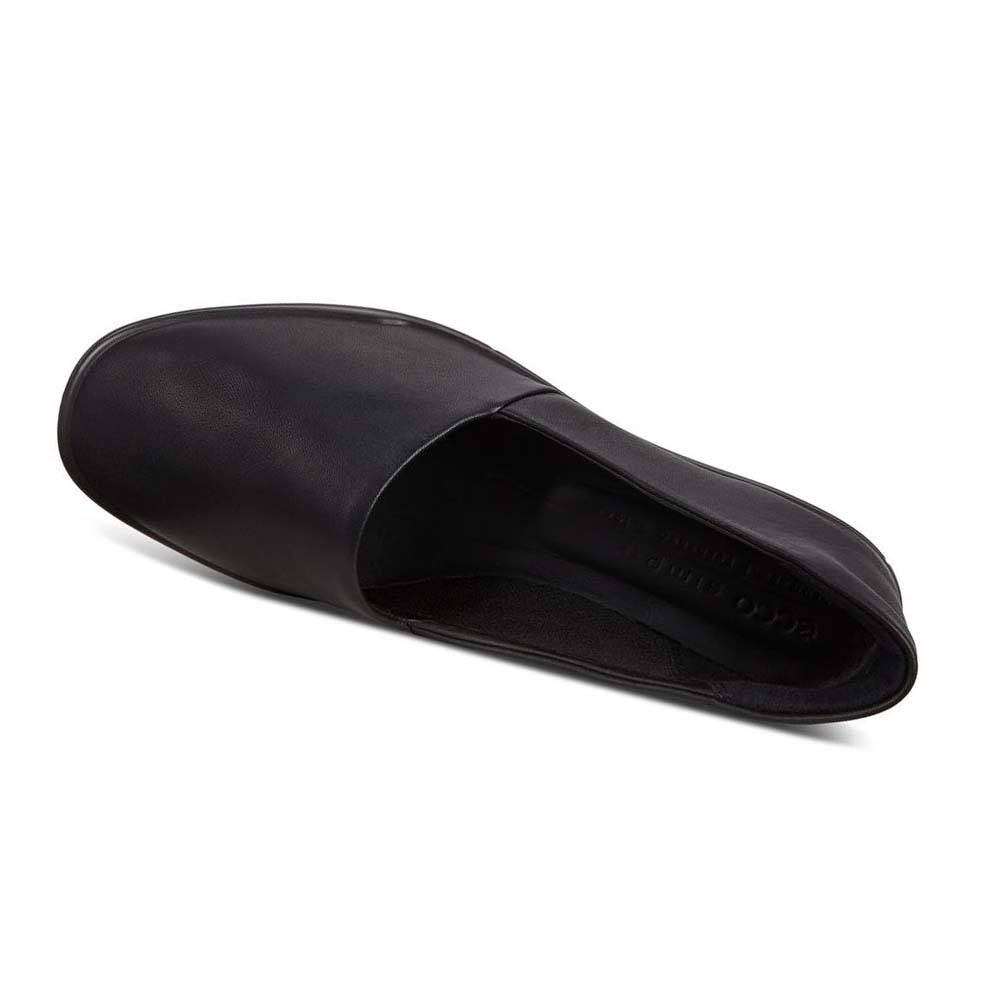 Women's Ecco Simpil Loafers Black | USA 157SGL